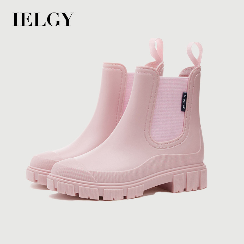 Botas De Chuva IELGY De Comprimento Médio Para Mulheres , Martin Antiderrapantes E Impermeáveis