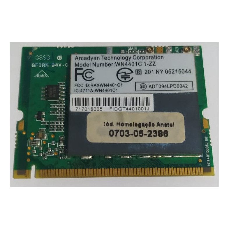 🏷️ Placa Wi-Fi Mini PCI Toshiba STI IS 1522 WN4401C1 – Reposição OEM