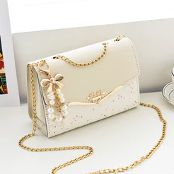 CHENXIAOHONG Bolsa Feminina com Corrente