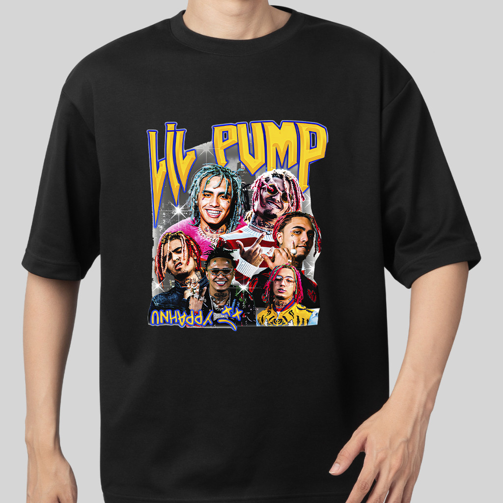 Camiseta Lil Pump Estampada Unissex 100% Algodão Top Premium Lançamento Streetwear Bootleg Varias Cores!!