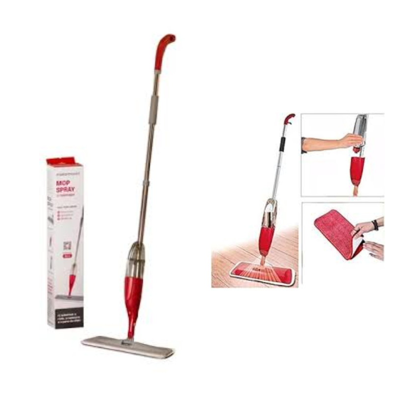 MOP Spray Rodo Esfregão com Reservatório Rodo Magico Limpa Seca paramount