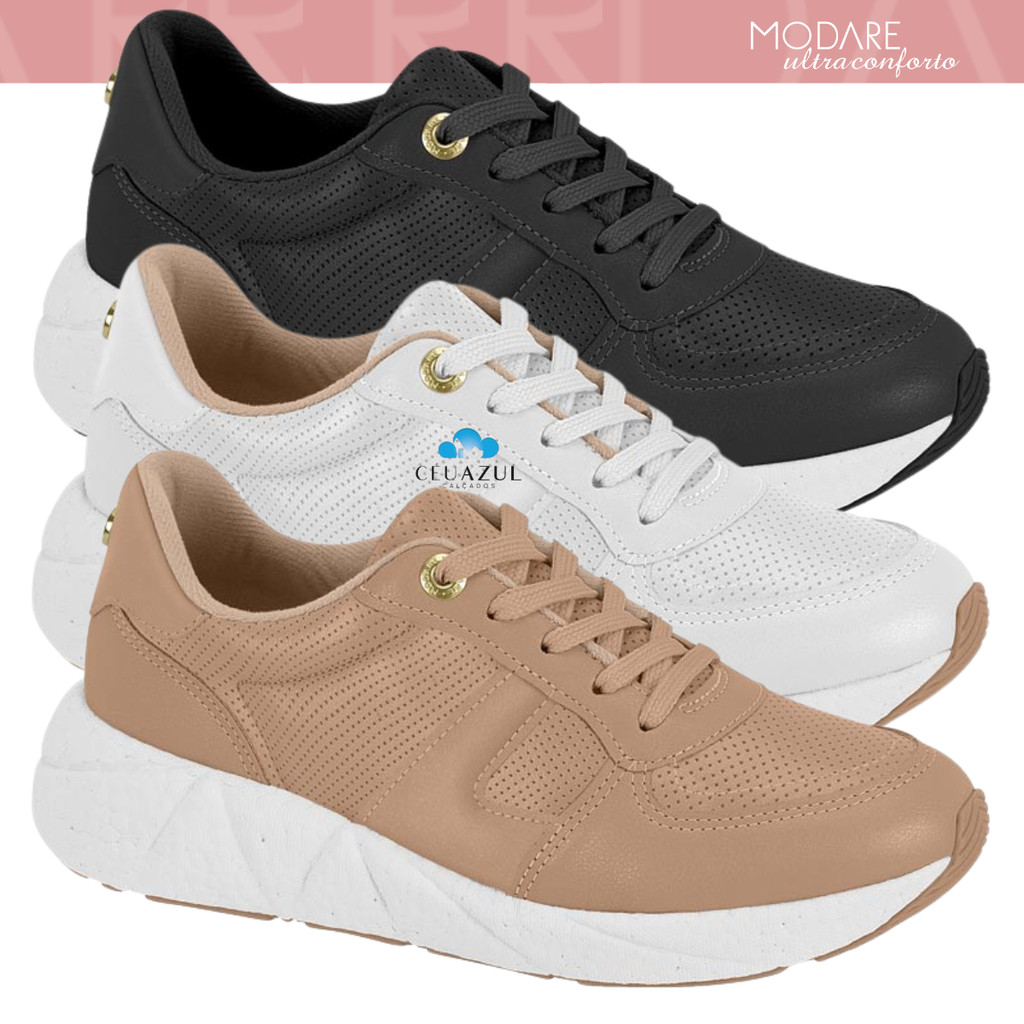 Tênis Feminino Modare Casual Ultraconforto Estiloso Macio Dia Dia em Oferta na Shopee