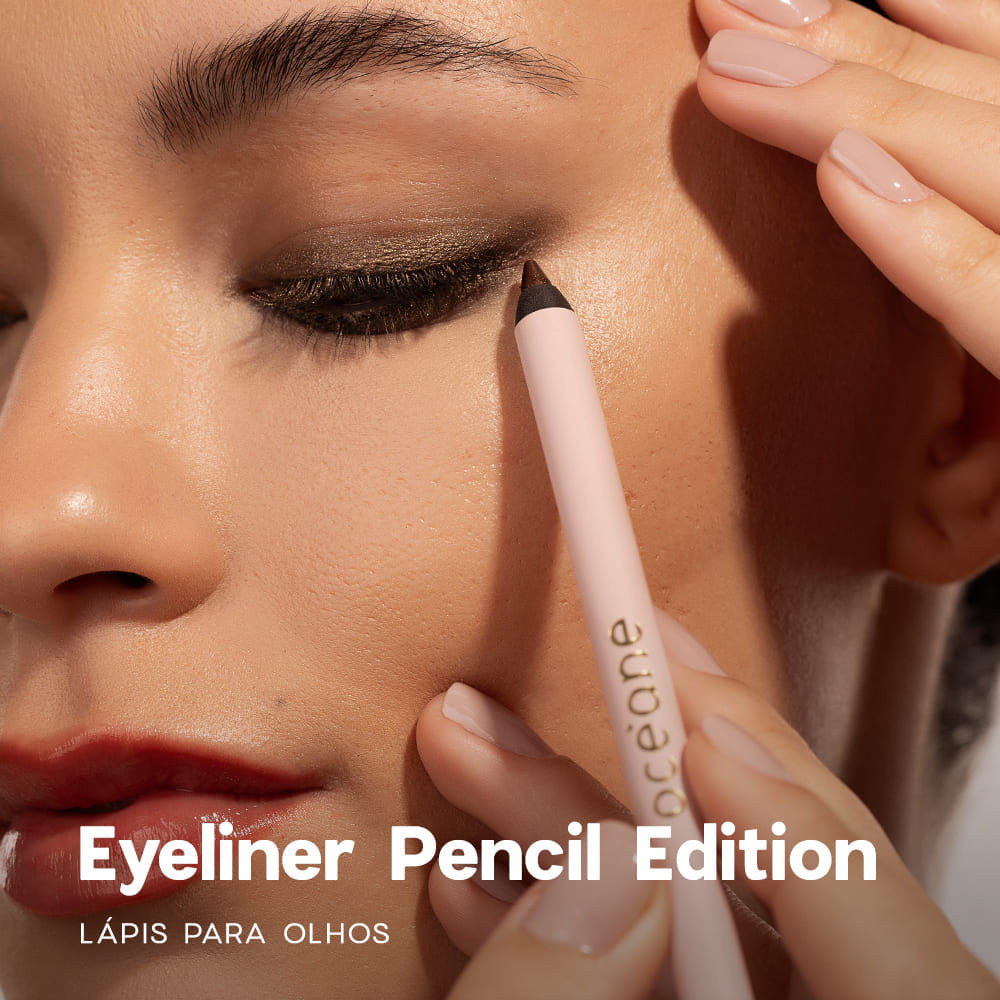 Lápis para Olhos Bronze com Dourado - Eyeliner Quartz Océane Edition 1,2g - Beauty