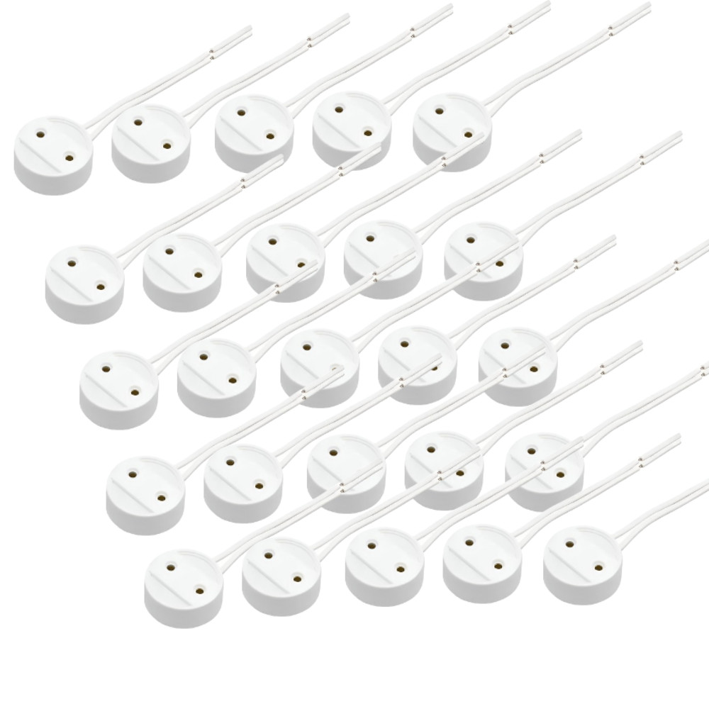 KIT 25 SOQUETE FLUOR LAMP TUBULAR T8  C/ RABICHO