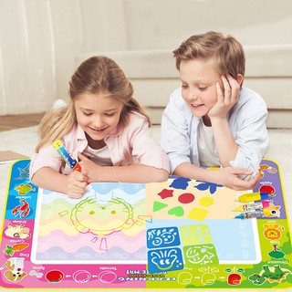Tapete De Desenho De Água Grande , 100x150cm , Brinquedo , Doodle , Placa De Pintura Infantil Com 3 Canetas Mágicas , Pi