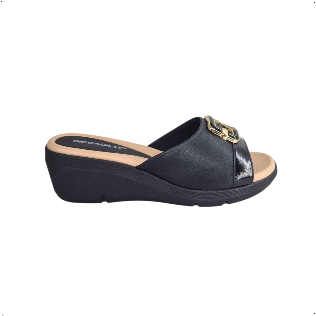 Tamanco Anabela Piccadilly confortavel anatomico 540408