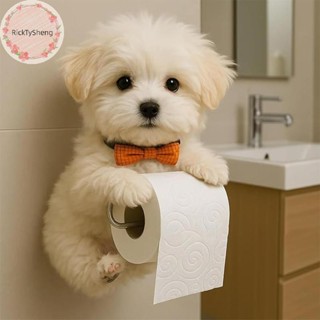 RTS Suporte De Papel Higiênico Para Cachorro , Parede De Resina Rolo De Organizador Banheiro , Cozinha , Toalha , Dispen em Oferta na Shopee