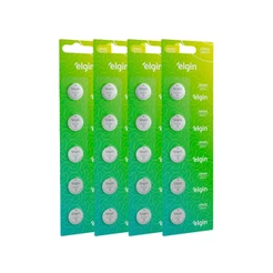 Kit 20 Bateria Pilha Moeda Cr1620 4 Cartela 3v Relógio Elgin