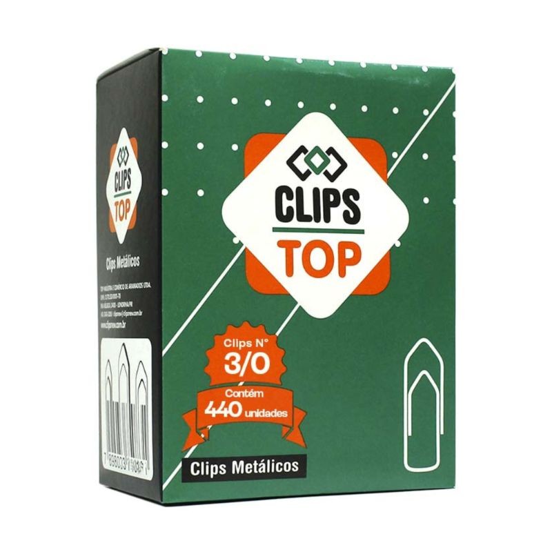 Clips 3/0 440 Unidades Top em Oferta na Shopee