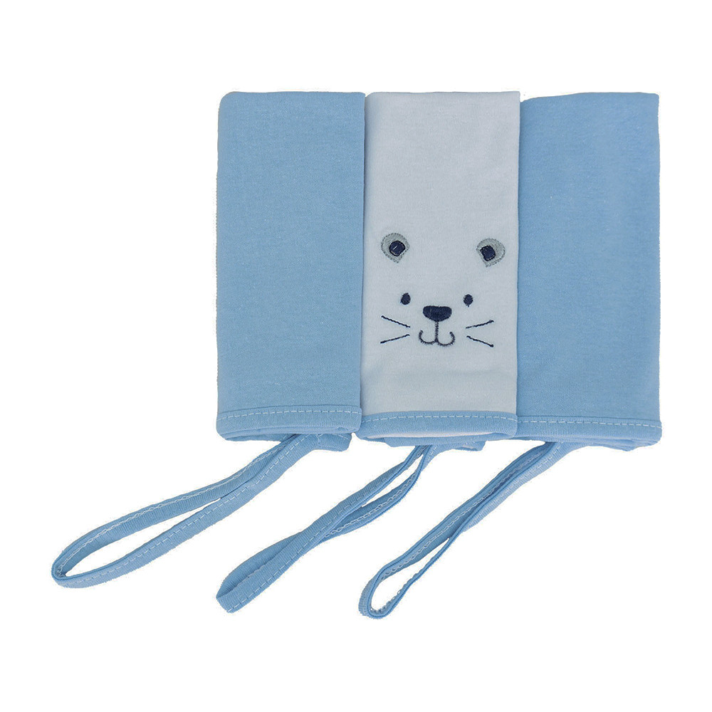 Kit Pano de Boca Bublim Malha Bordado Leão - 3 Peças em Oferta na Shopee