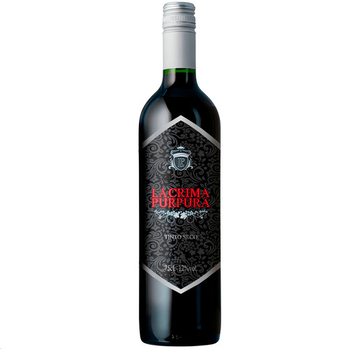 Vinho Tinto Espanhol Lacrima Pupura Tinto 750ml em Oferta na Shopee