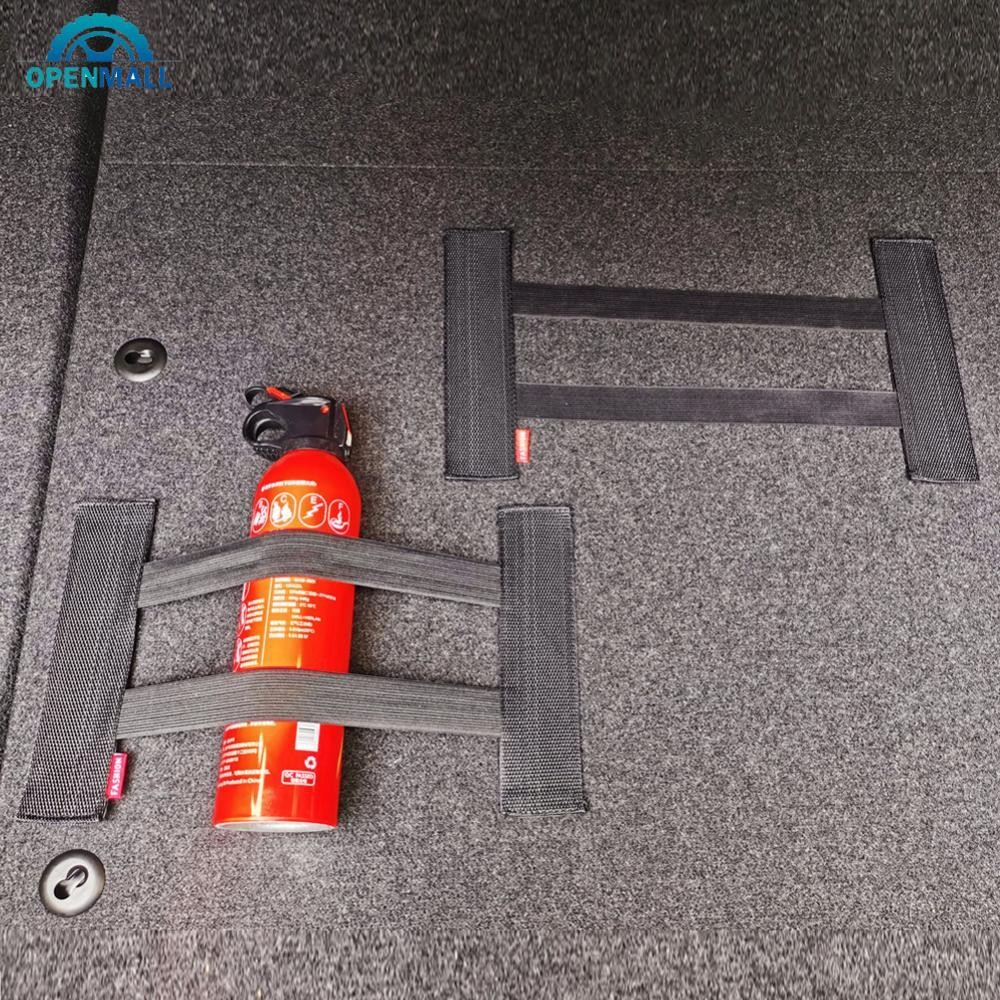OPENMALL Tiras Fixas Elásticas Para Porta-Malas De Carro , Extintor De Detritos De Tanque , Armazenamento Ajustável , Ci