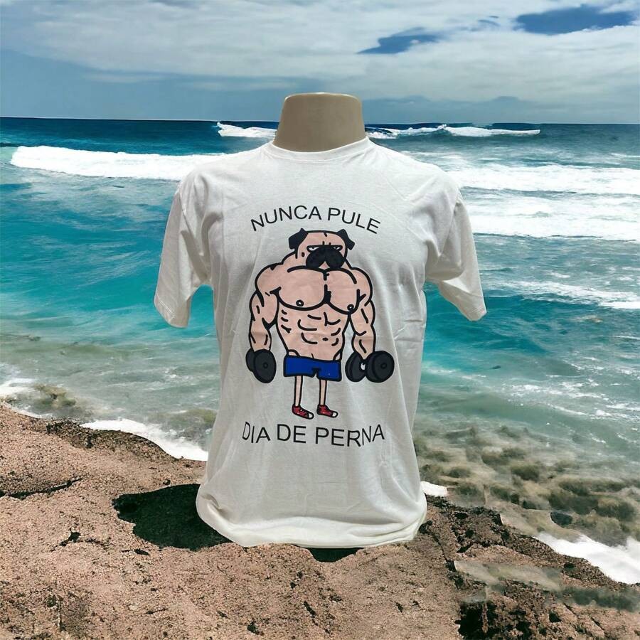 Bonito Camiseta Academia Engraçadas Variadas Gym Lançamento Treino