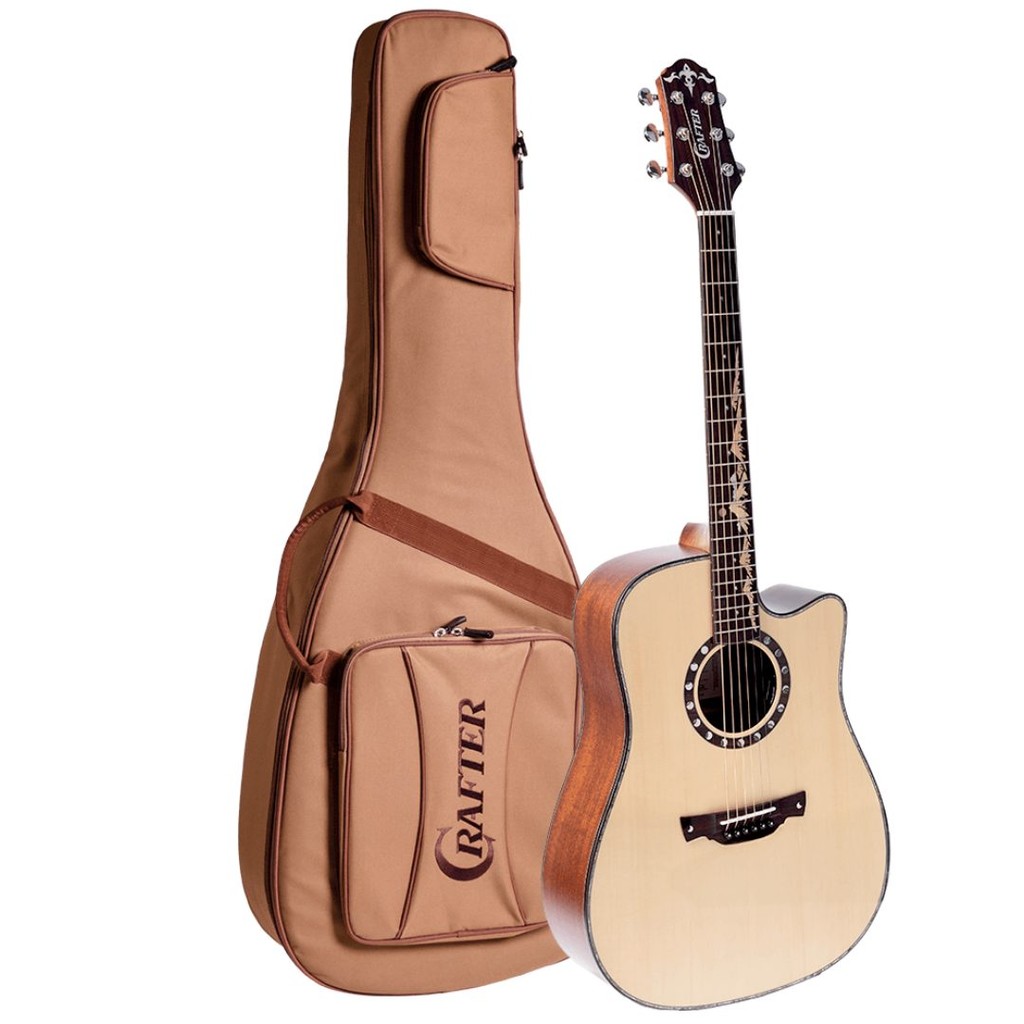 VIOLÃO CRAFTER FOLK CUTAWAY DS-2 PRO MLD MAHO-CE NAT C/ BAG