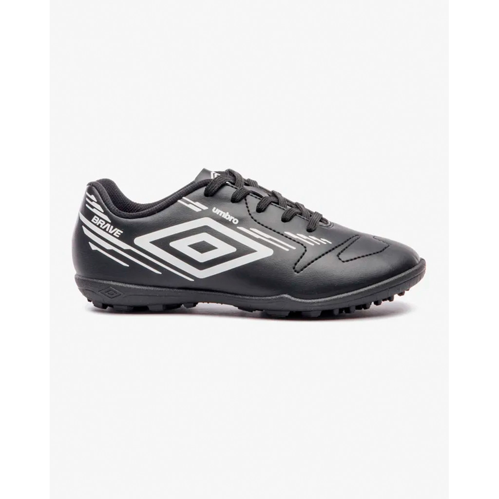 Detalhes do Chuteira Futebol Society Brave Jr Umbro Futebol Grama Sintética Infantil Unissex Original Umbro