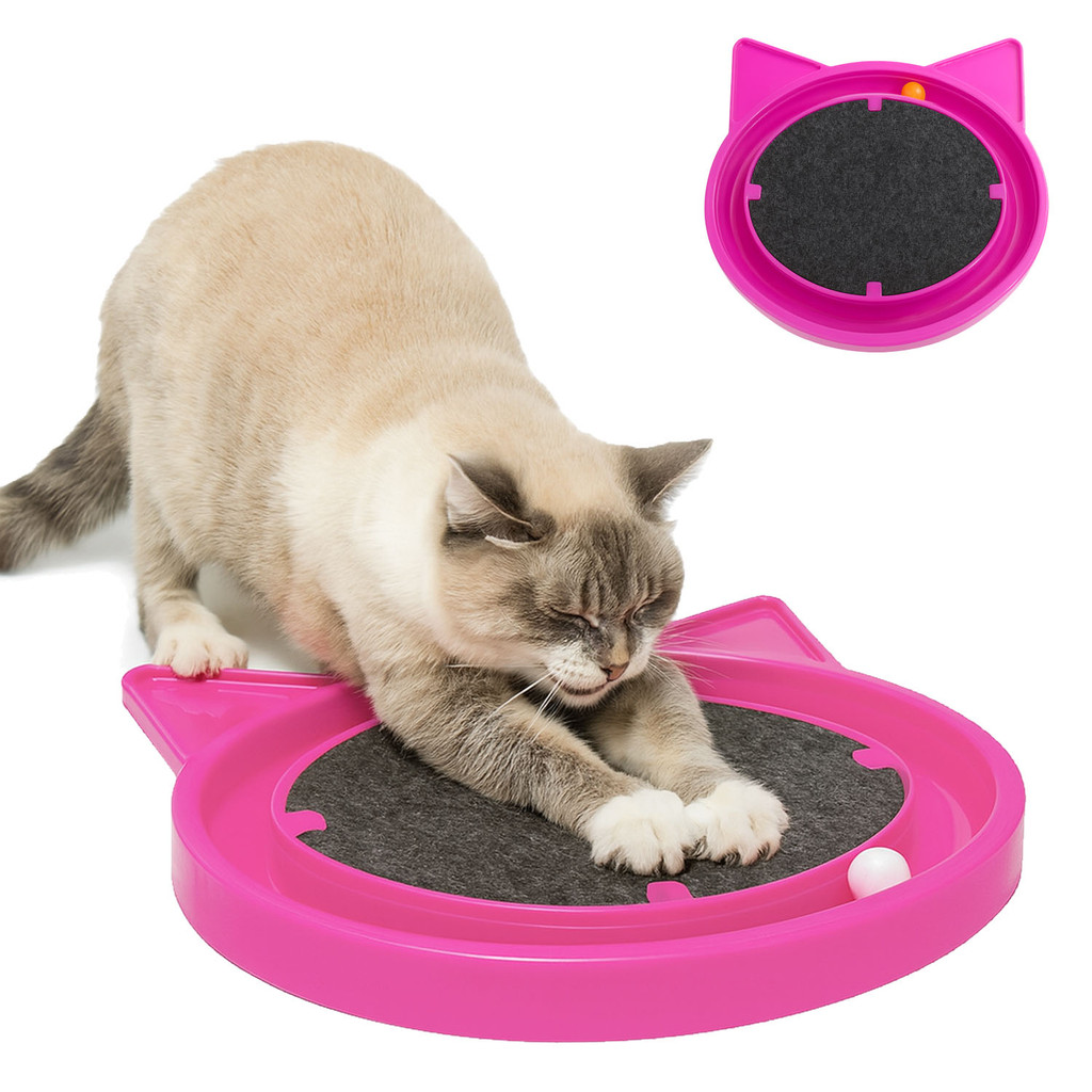 Arranhador Super Cat Relax Grande Carpete Gato Bolinha Rosa em Oferta na Shopee