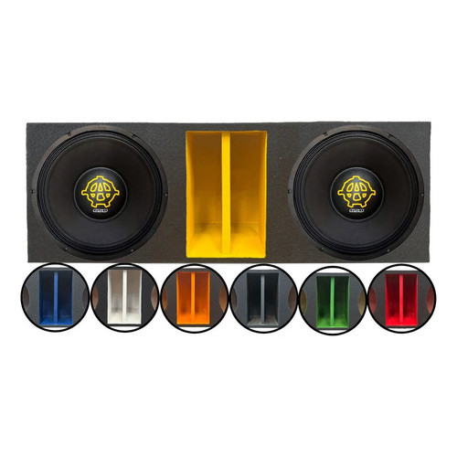 CAIXA DUTO RÉGUA COLORIDO 2 ALTO FALANTES SPYDER 12 KAOS 650 WOOFER em Oferta na Shopee