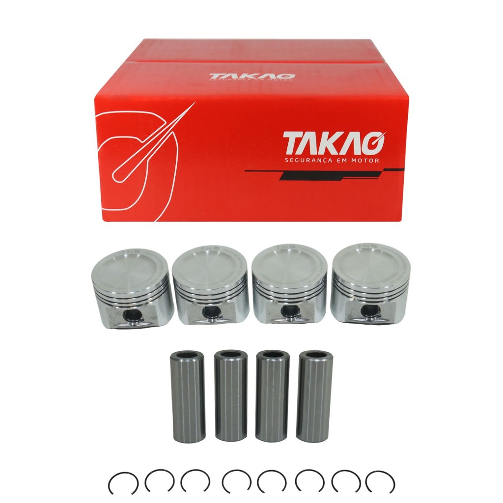 Jogo Pistao Motor 100 Para Fox Gol 1.0 8v Ea111 Bloco Rsh em Oferta na Shopee