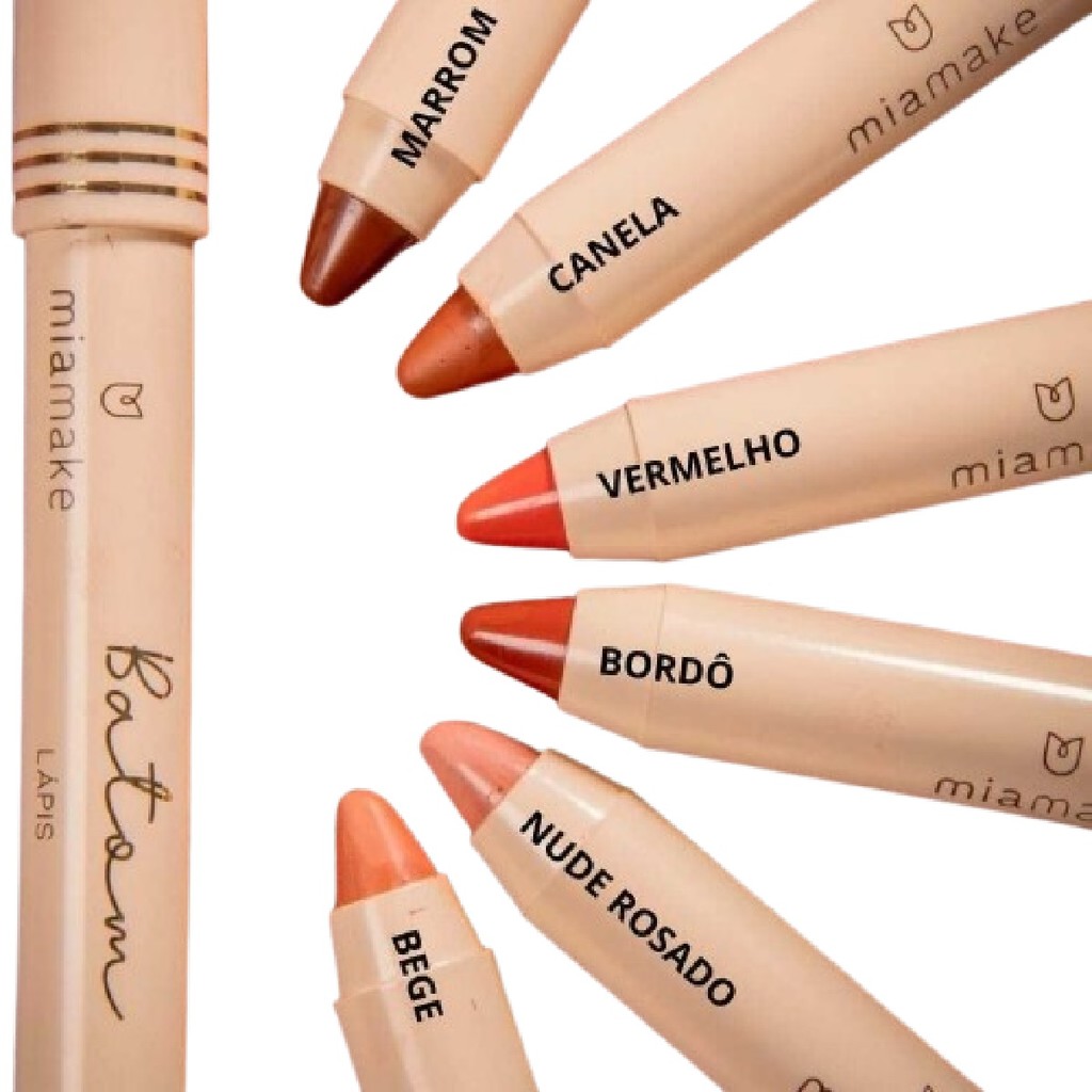 Mia Make Batom Lápis Luz e Sombra 3g em Oferta na Shopee