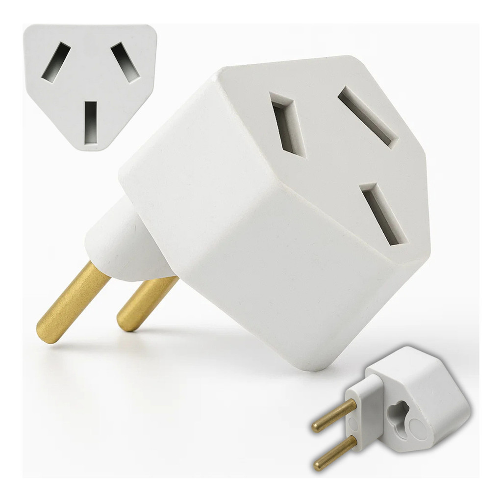 Adaptador Argentina Tomada Australiano Pino Faca Chato Y 2p Ar Condicionado Máquina de Lavar