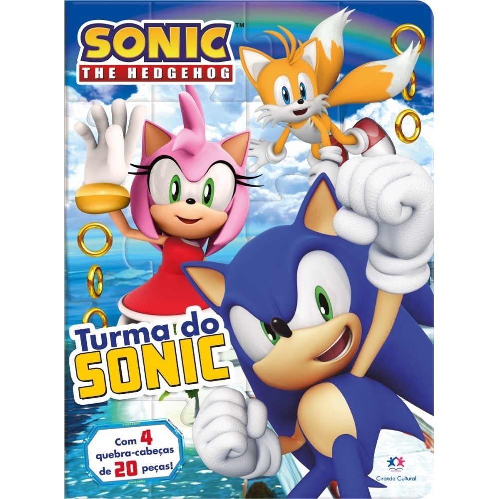 Livro Quebra-cabeça Sonic - Turma do Sonic - Books & Magazines