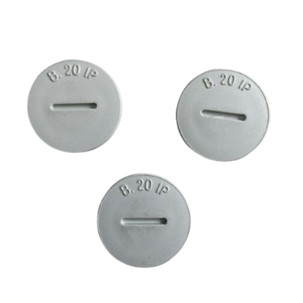 KIT COM 03 PEÇAS - TAMPÃO CEGO M20x1,5 7217125 B.20 IP G4520210 CINZA SCHLEMMER