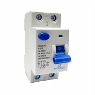 Interruptor DR Bipolar 63A 2P em Oferta na Shopee