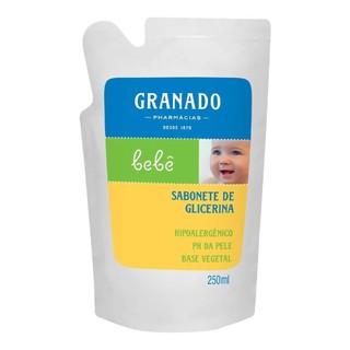 GRANADO BEBÊ SABONETE LÍQUIDO REFIL DE GLICERINA TRADICIONAL COM 250ML em Oferta na Shopee