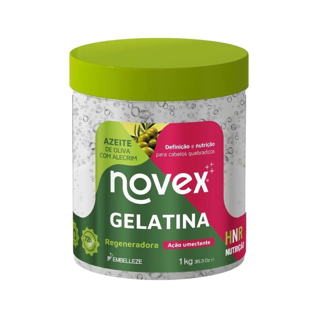 EMBELLEZE GELATINA NOVEX 1KG AZEITE OLIVA COM ALECRIM