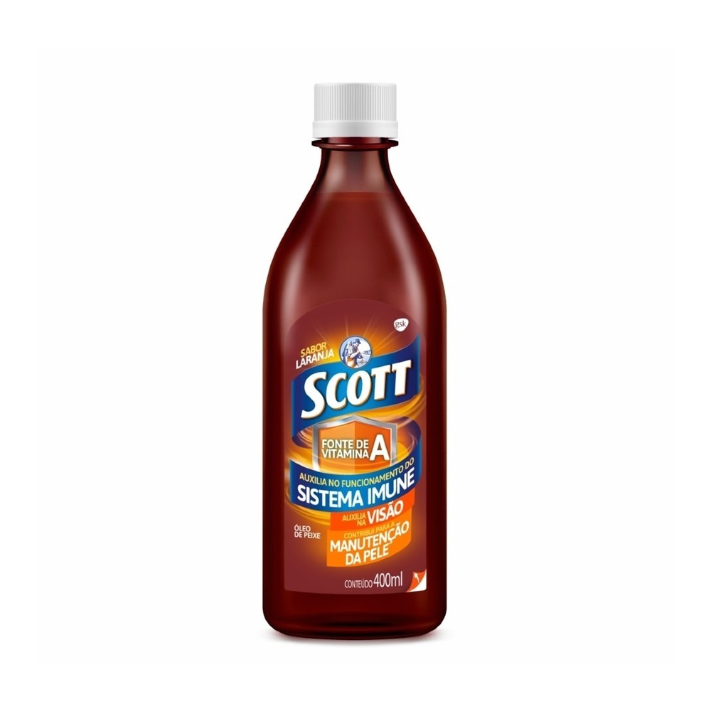 Emulsao Scott Sabor Laranja 400ml