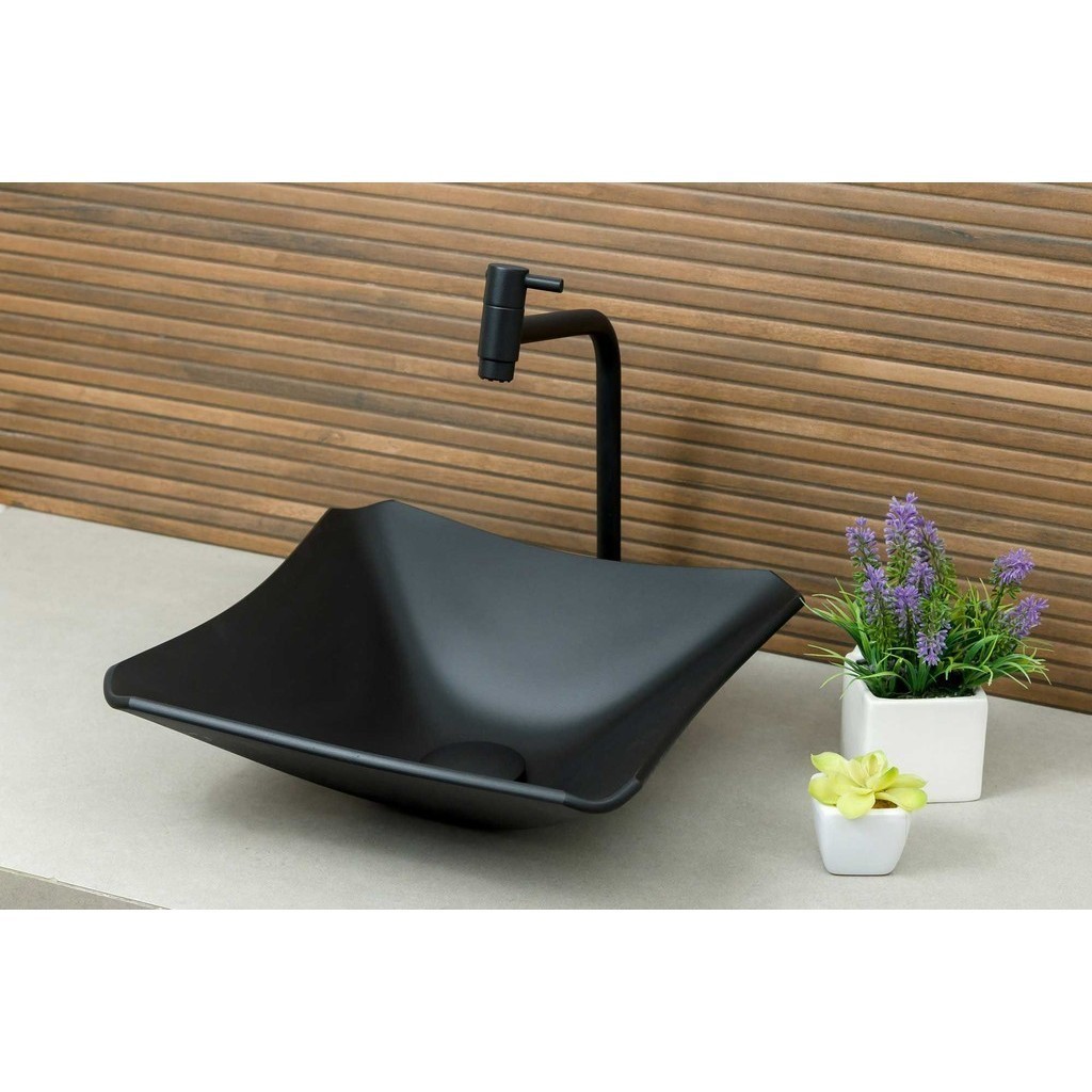 KIT CUBA BANHEIRO RETRÔ 30cm FOSCO + VÁLVULA CLICK FOSCO em Oferta na Shopee