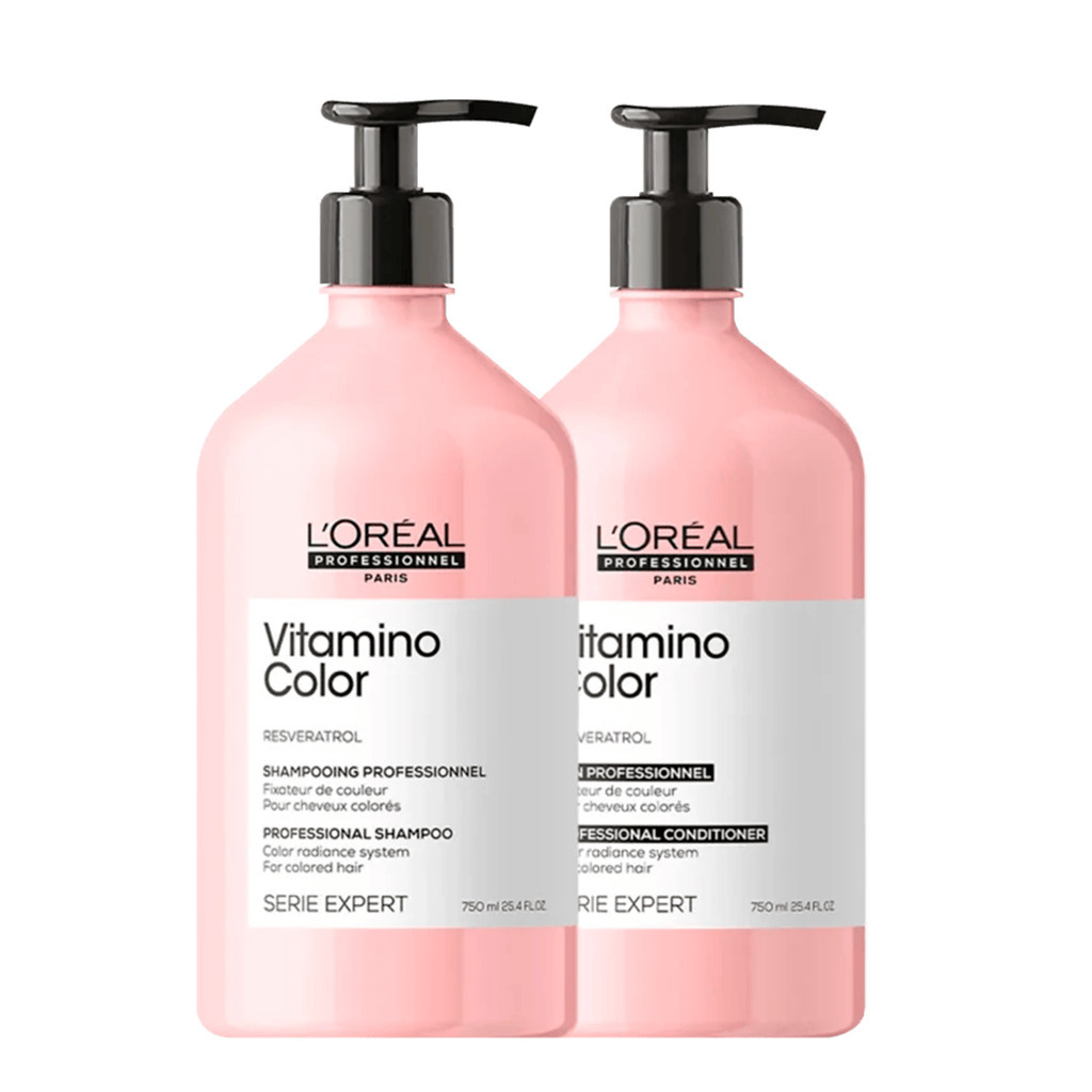 Kit Loreal Vitamino Color - Shampoo E Condicionador 750ml. - Beauty