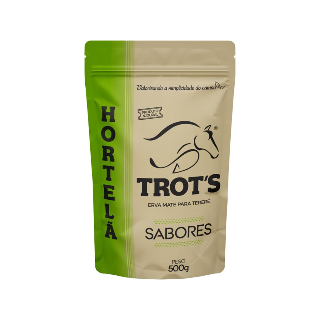 Erva Mate Tereré Premium Trots 500g Sabor Hortelã