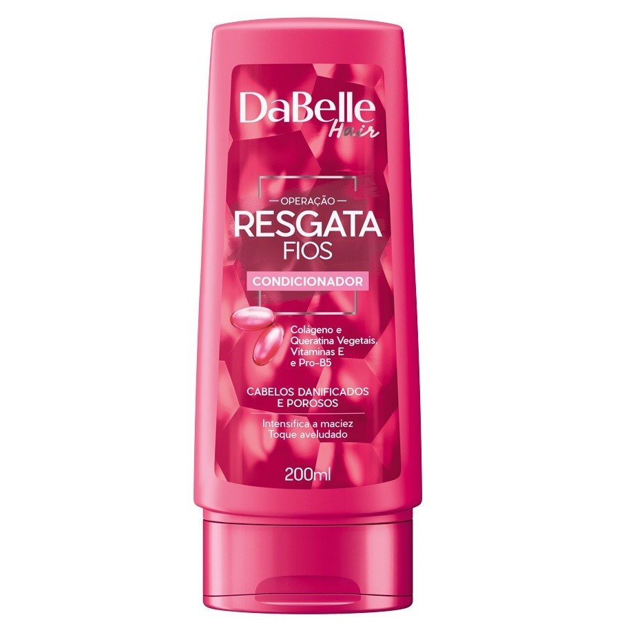 Dabelle Condicionador Leave-in Resgata Fios 200ml Colágeno e Queratina Vegetal