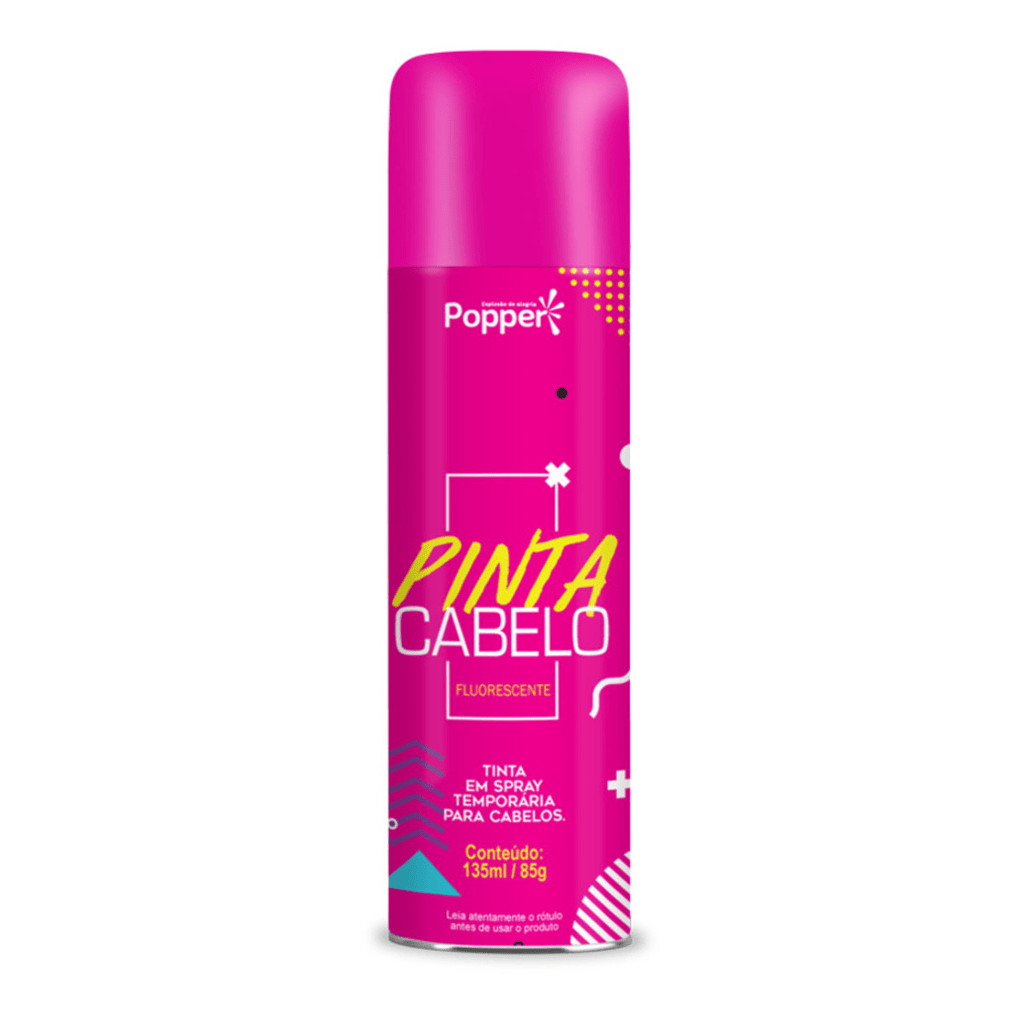 Tinta Temporária para Cabelo Rosa Neon - 135ml