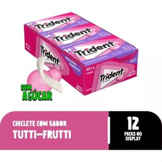 Chiclete Trident 14s 12 Unidades Tutti Frutti em Oferta na Shopee