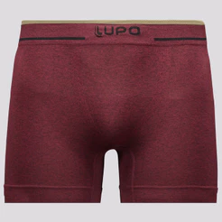 Cueca Boxer Lupo Microfibra Sem Costura Marsala