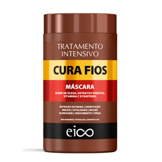 Eico Máscara Tratamento Creme Hidratação Cura Fios 1kg Auxilia Crescimento Força Vitalidade em Oferta na Shopee