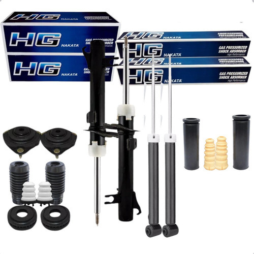 Kit 4 Amortecedor Batente Coxim Rolamento Completo Fiesta em Oferta na Shopee