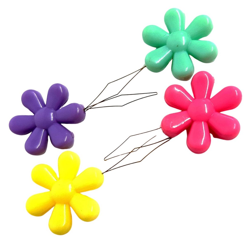 Passador Colocador Linha Em Agulha Costura Flor Coloridos - LM-PLF em Oferta na Shopee