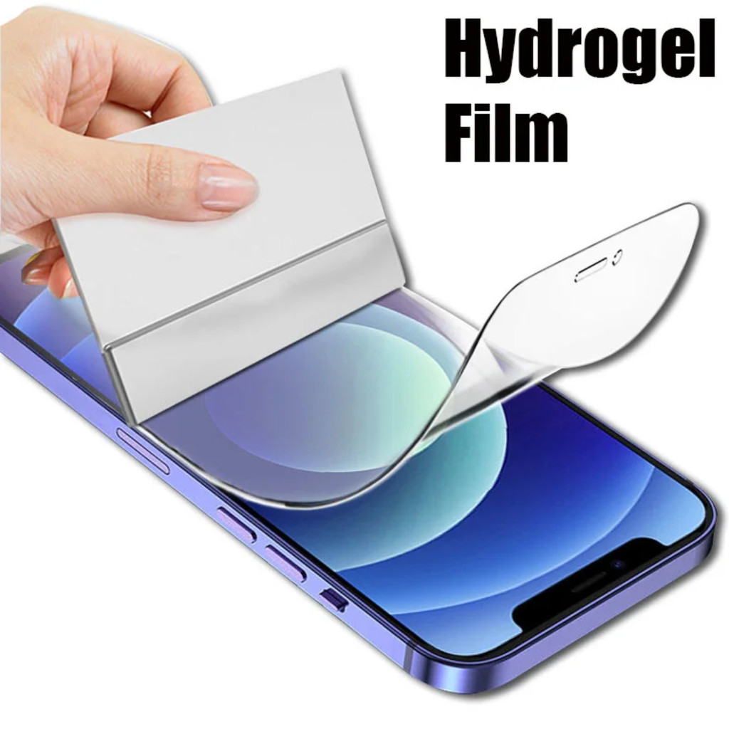 Película Hidrogel HD Para iPhone 16, 15, 14, 13, 12, 11 Pro Max, Plus, 12, 13 Mini, 8, 7, XR, X, XS