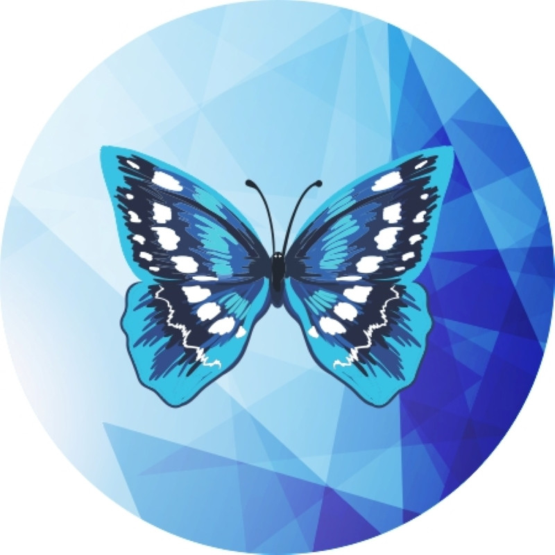 NOVO Painel Festa Infantil Redondo borboleta geométrico, azul, arco, suporte incluso. Fazemos personalizado com qualquer tema. Confeccionado em Lona fosca, impressão de alta resolução. cenário , p/ Decoração de festa infantil