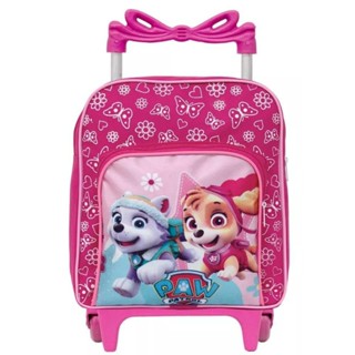 Mochila Escolar De Rodinha Infantil Bolsa Creche Pequena Personagem Patrulha Menina Rosa em Oferta na Shopee