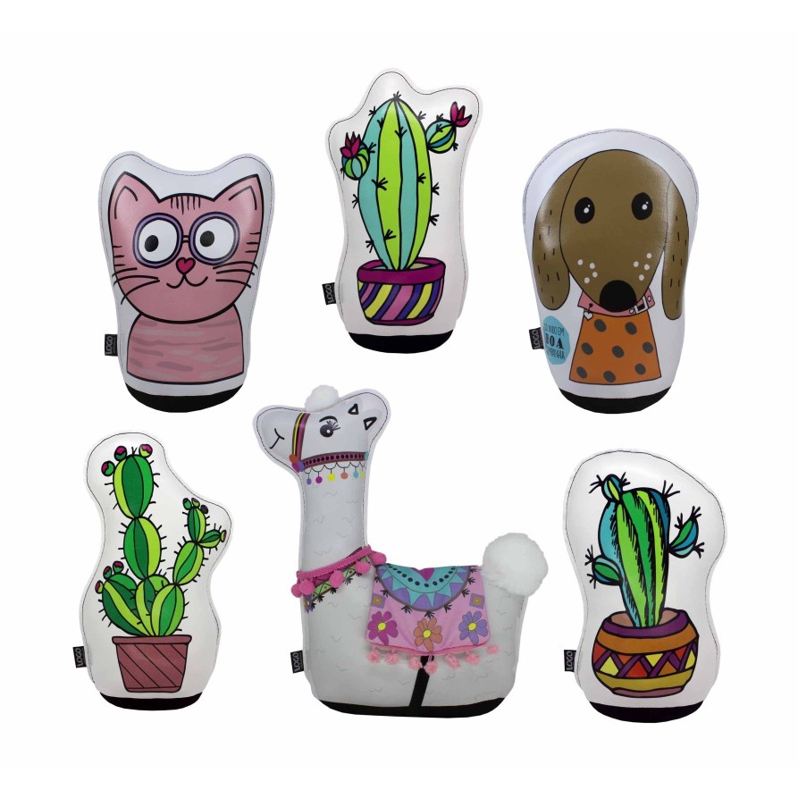Peso de Porta Salchi Lhama Miau Cactus Almofada Decorativa Aparador para Porta em Oferta na Shopee