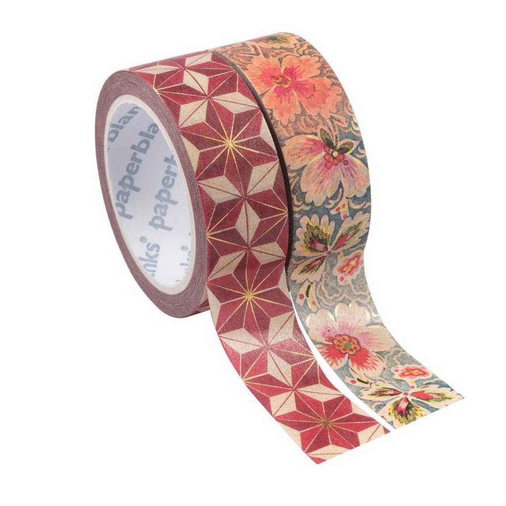 Fita Washi Tape PaperBlanks Hishi Floral  PA8164-7 Premium