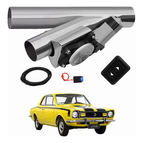 Difusor Escapamento Sport Universal Inox Botão Ford Corcel