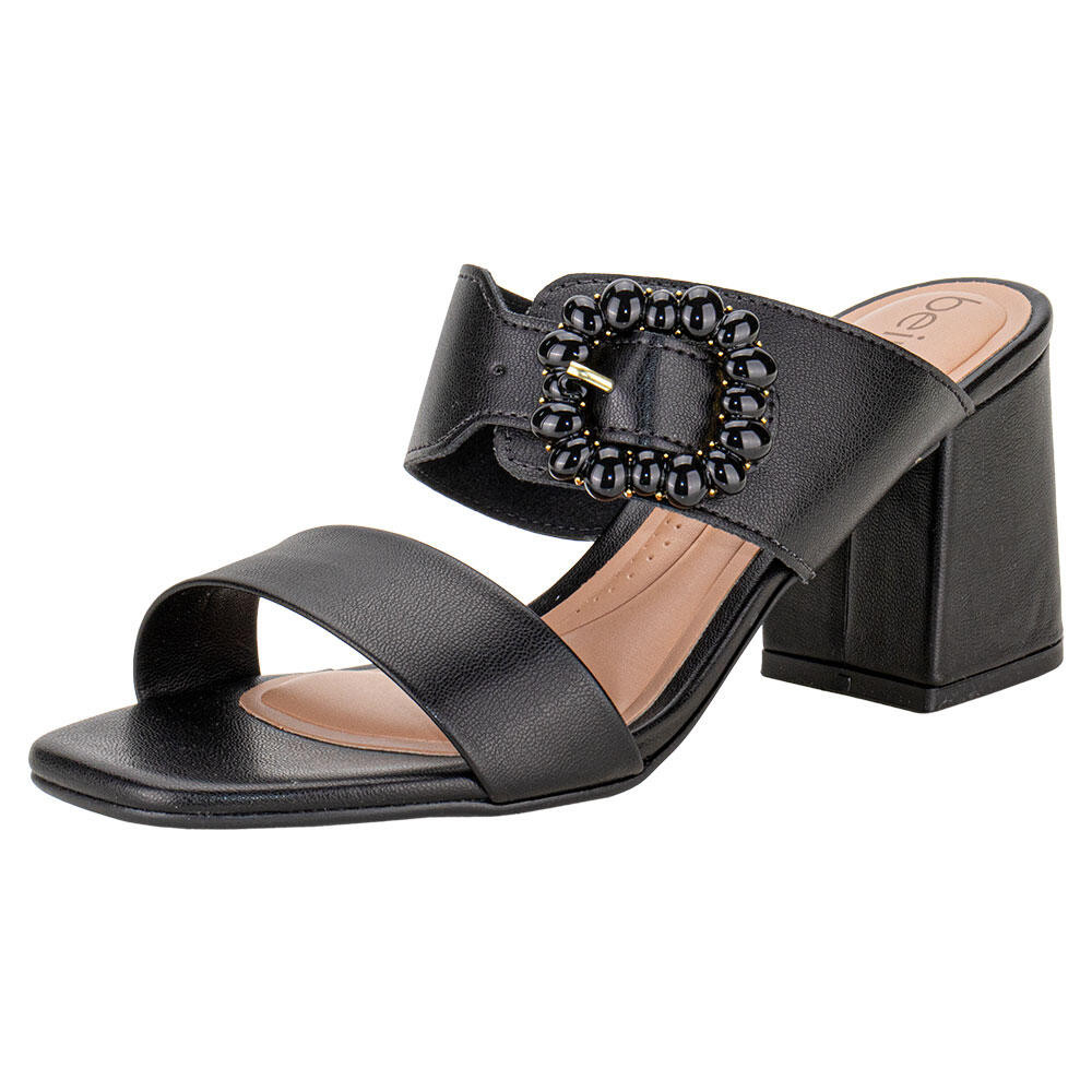Tamanco Feminino Salto Grosso Beira Rio 8436232 - Women Shoes
