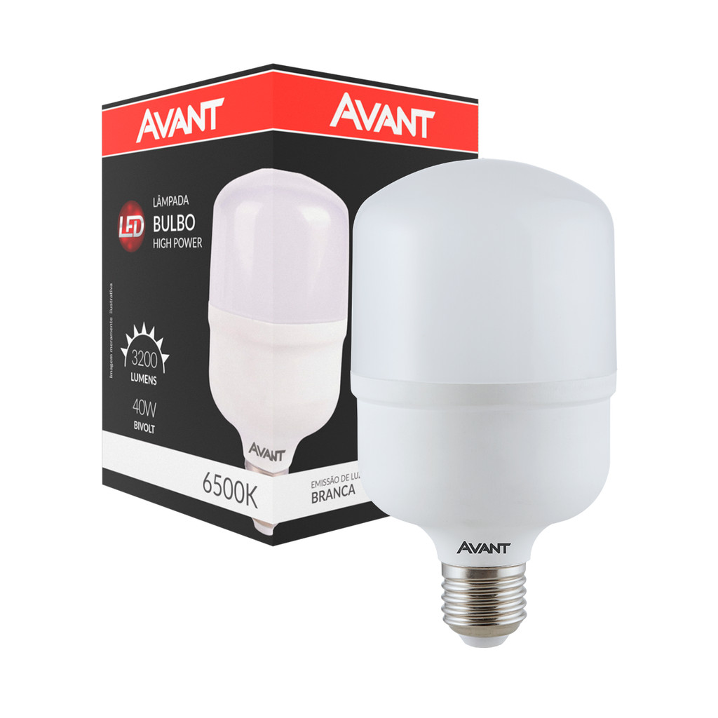 Lampada Led Bulbo Hp 40w 6500k E27 110v/220v Bivolt Avant