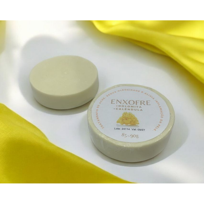 Sabonete Glicerinado Enxofre e Dolomita Barra Tratamento -  90g em Oferta na Shopee
