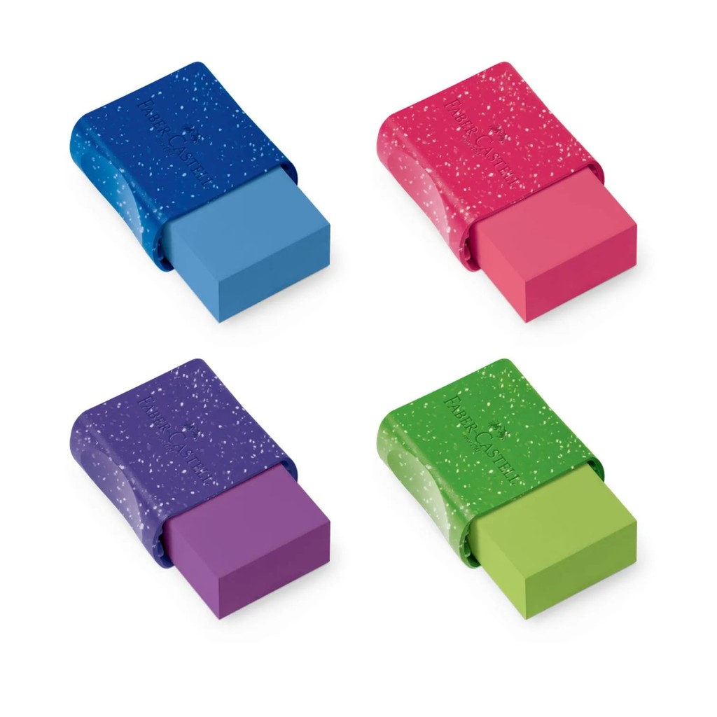 Borracha Faber Glitter com Capinha Max
